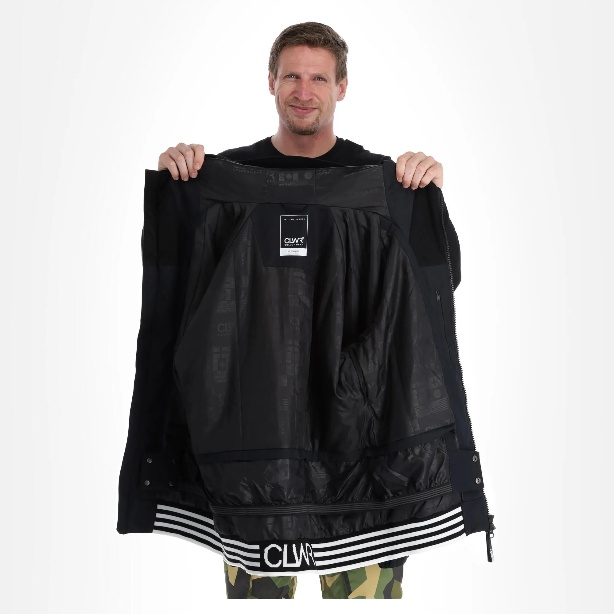 ColourWear, League Jkt Veste De Ski Hommes Camo Olive Vert 7 ColourWear, League Jkt Veste De Ski Hommes Camo Olive Vert – Image 5