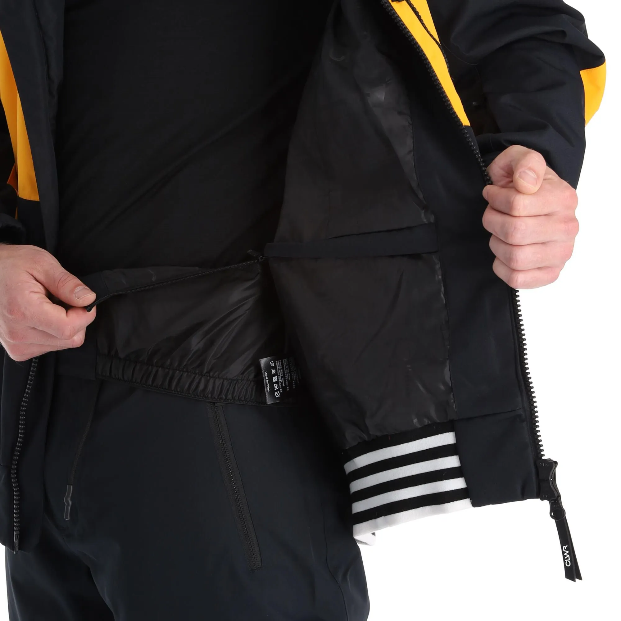 ColourWear, League Jkt Veste De Ski Hommes Jaune 11 ColourWear, League Jkt Veste De Ski Hommes Jaune – Image 9