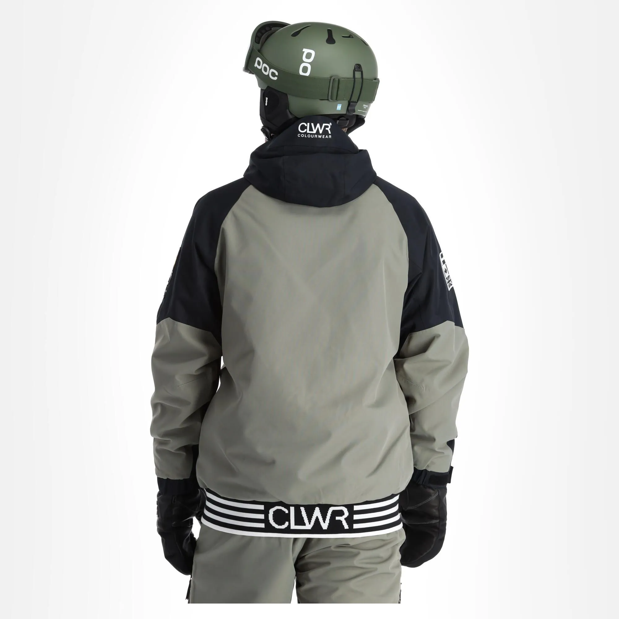 ColourWear, League Jkt Veste De Ski Hommes Grey Vert 4 ColourWear, League Jkt Veste De Ski Hommes Grey Vert – Image 2