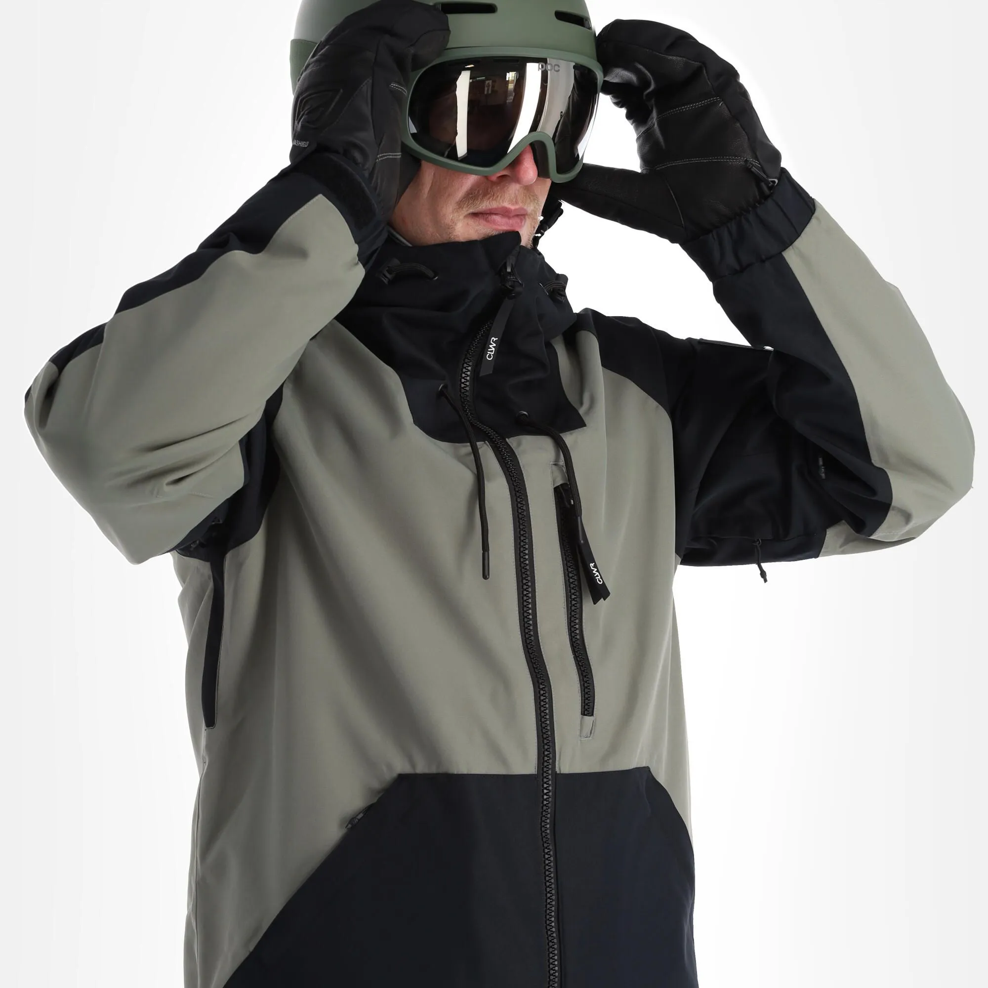 ColourWear, League Jkt Veste De Ski Hommes Grey Vert 6 ColourWear, League Jkt Veste De Ski Hommes Grey Vert – Image 4