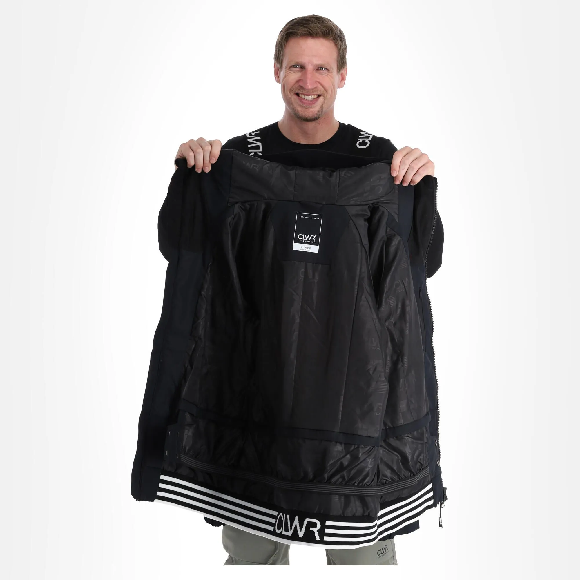 ColourWear, League Jkt Veste De Ski Hommes Grey Vert 7 ColourWear, League Jkt Veste De Ski Hommes Grey Vert – Image 5