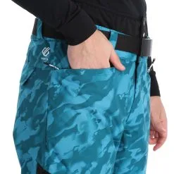 Dare2b, Absolute II Pantalon De Ski Hommes Gulfstream Camo Bleu -ColourWear Soldes dare2b absolute ii ba skibroek gevoerd heren gulfstream camo 22dare2131v3 BI 08
