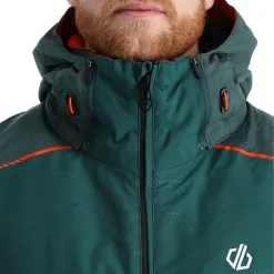 Dare2b, Catch On Jacket Veste De Ski Hommes Fern & Forest Vert -ColourWear Soldes dare2b catch on jacket aa jas gevoerd heren fern forest groen AA11dar101d BI 07