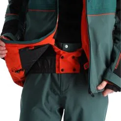 Dare2b, Catch On Jacket Veste De Ski Hommes Fern & Forest Vert -ColourWear Soldes dare2b catch on jacket aa jas gevoerd heren fern forest groen AA11dar101d BI 09