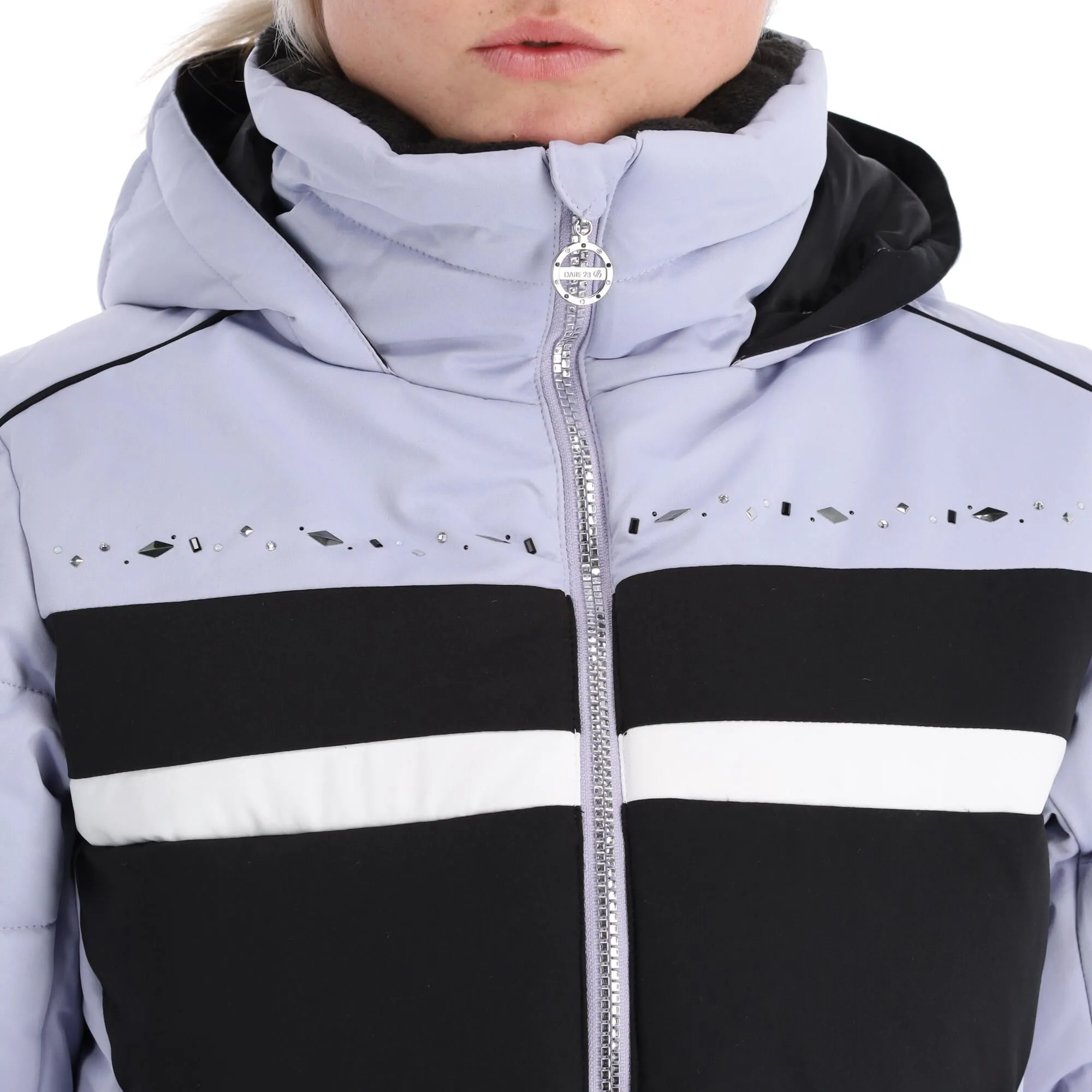 Dare2b, Crystallize Veste De Ski Femmes Cosmic Sky Gris, Noir 10 Dare2b, Crystallize Veste De Ski Femmes Cosmic Sky Gris, Noir – Image 8