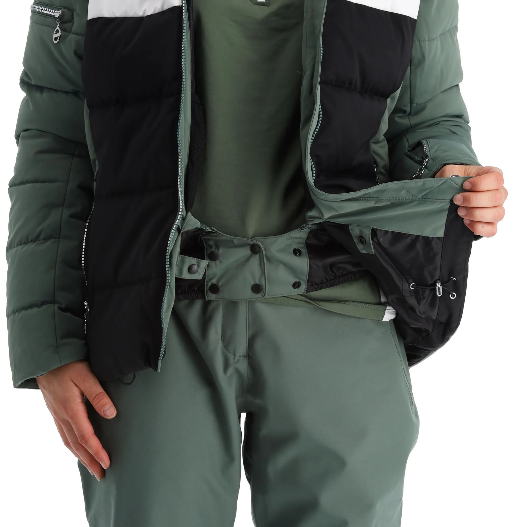 Dare2b, Crystallize Veste De Ski Femmes Duck Noir, Vert 10 Dare2b, Crystallize Veste De Ski Femmes Duck Noir, Vert – Image 8