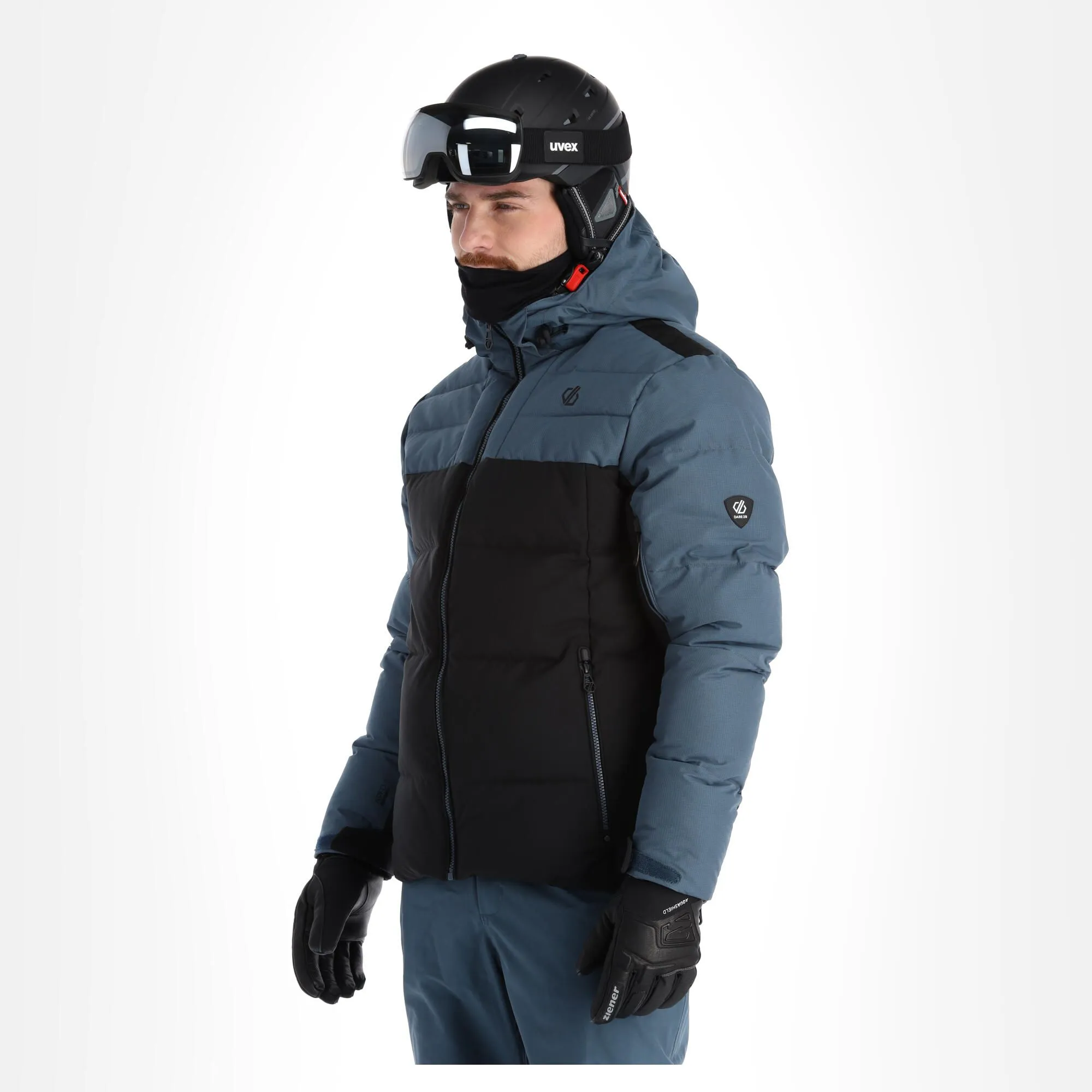 Dare2b, Denote II Veste De Ski Hommes Gris, Noir 5 Dare2b, Denote II Veste De Ski Hommes Gris, Noir – Image 3