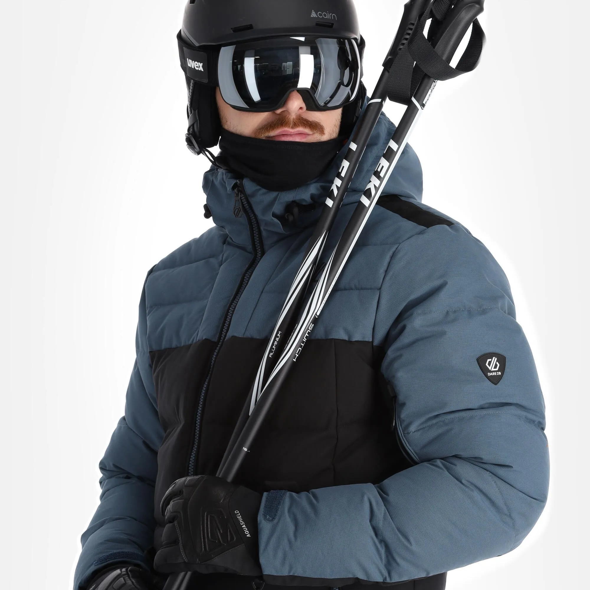 Dare2b, Denote II Veste De Ski Hommes Gris, Noir 6 Dare2b, Denote II Veste De Ski Hommes Gris, Noir – Image 4