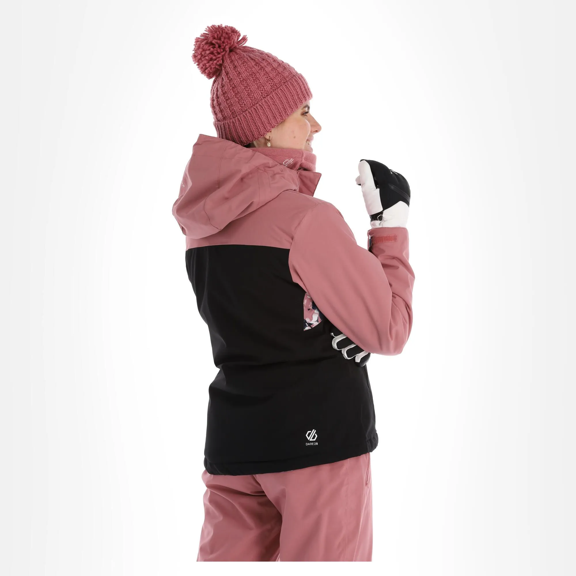 Dare2b, Determined Veste De Ski Femmes Mesa Rose 4 Dare2b, Determined Veste De Ski Femmes Mesa Rose – Image 2