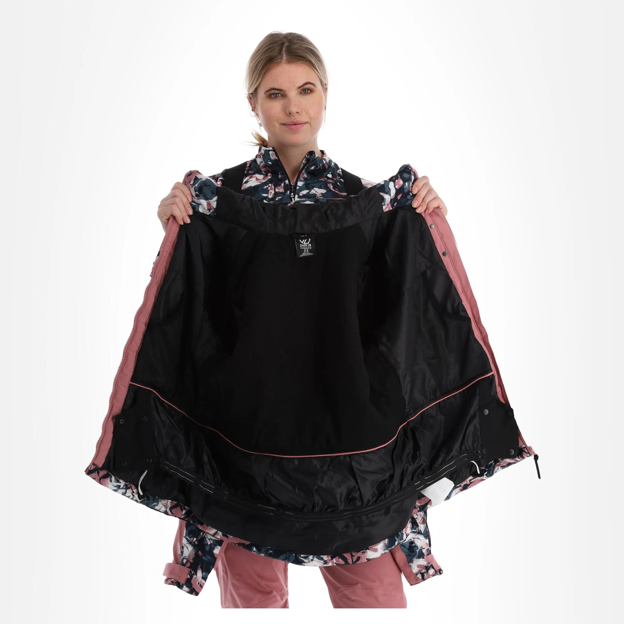 Dare2b, Determined Veste De Ski Femmes Mesa Rose 7 Dare2b, Determined Veste De Ski Femmes Mesa Rose – Image 5