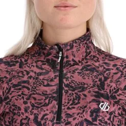 Dare2b, Divulge Pull De Ski Femmes Animal Print Mesa Rose -ColourWear Soldes dare2b divulge ga ski pully dames animal print mesa roze 22dare2142v2 BI 05