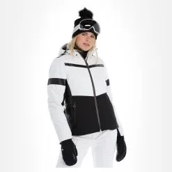 Dare2b, Dynamical Veste De Ski Femmes Blanc, Noir -ColourWear Soldes dare2b dynamical aa jas gevoerd dames wit zwart 22dare2158v1 BI 04