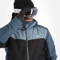 Dare2b, Embodied Veste De Ski Hommes Gris, Noir -ColourWear Soldes dare2b embodied aa jas gevoerd heren grijs zwart 22dare2128v3 BI 06