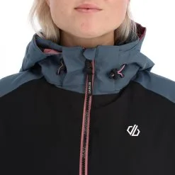 Dare2b, Enliven Veste De Ski Femmes Gris, Noir -ColourWear Soldes dare2b enliven aa jas gevoerd dames grijs zwart 22dare2154v4 BI 07