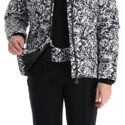 Dare2b, Glamorize III Veste De Ski Femmes Leopard Fusion Print Blanc, Noir -ColourWear Soldes dare2b glamorize iii aa jas gevoerd dames leopard fusion print 22dare2159v4 BI 08