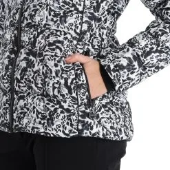 Dare2b, Glamorize III Veste De Ski Femmes Leopard Fusion Print Blanc, Noir -ColourWear Soldes dare2b glamorize iii aa jas gevoerd dames leopard fusion print 22dare2159v4 BI 10