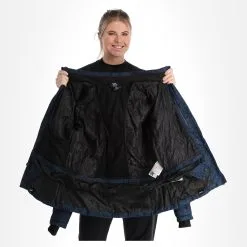 Dare2b, Glamorize III Veste De Ski Femmes Leopard Fusion Print Moonlight Denim Bleu -ColourWear Soldes dare2b glamorize iii aa jas gevoerd dames leopard fusion print 22dare2159v5 BI 06