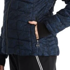 Dare2b, Glamorize III Veste De Ski Femmes Leopard Fusion Print Moonlight Denim Bleu -ColourWear Soldes dare2b glamorize iii aa jas gevoerd dames leopard fusion print 22dare2159v5 BI 10