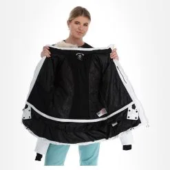 Dare2b, Glamorize III Veste De Ski Femmes Blanc -ColourWear Soldes dare2b glamorize iii aa jas gevoerd dames wit 22dare2159v2 BI 06