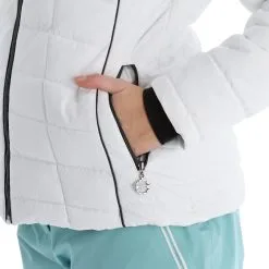 Dare2b, Glamorize III Veste De Ski Femmes Blanc -ColourWear Soldes dare2b glamorize iii aa jas gevoerd dames wit 22dare2159v2 BI 10