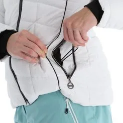 Dare2b, Glamorize III Veste De Ski Femmes Blanc -ColourWear Soldes dare2b glamorize iii aa jas gevoerd dames wit 22dare2159v2 BI 11