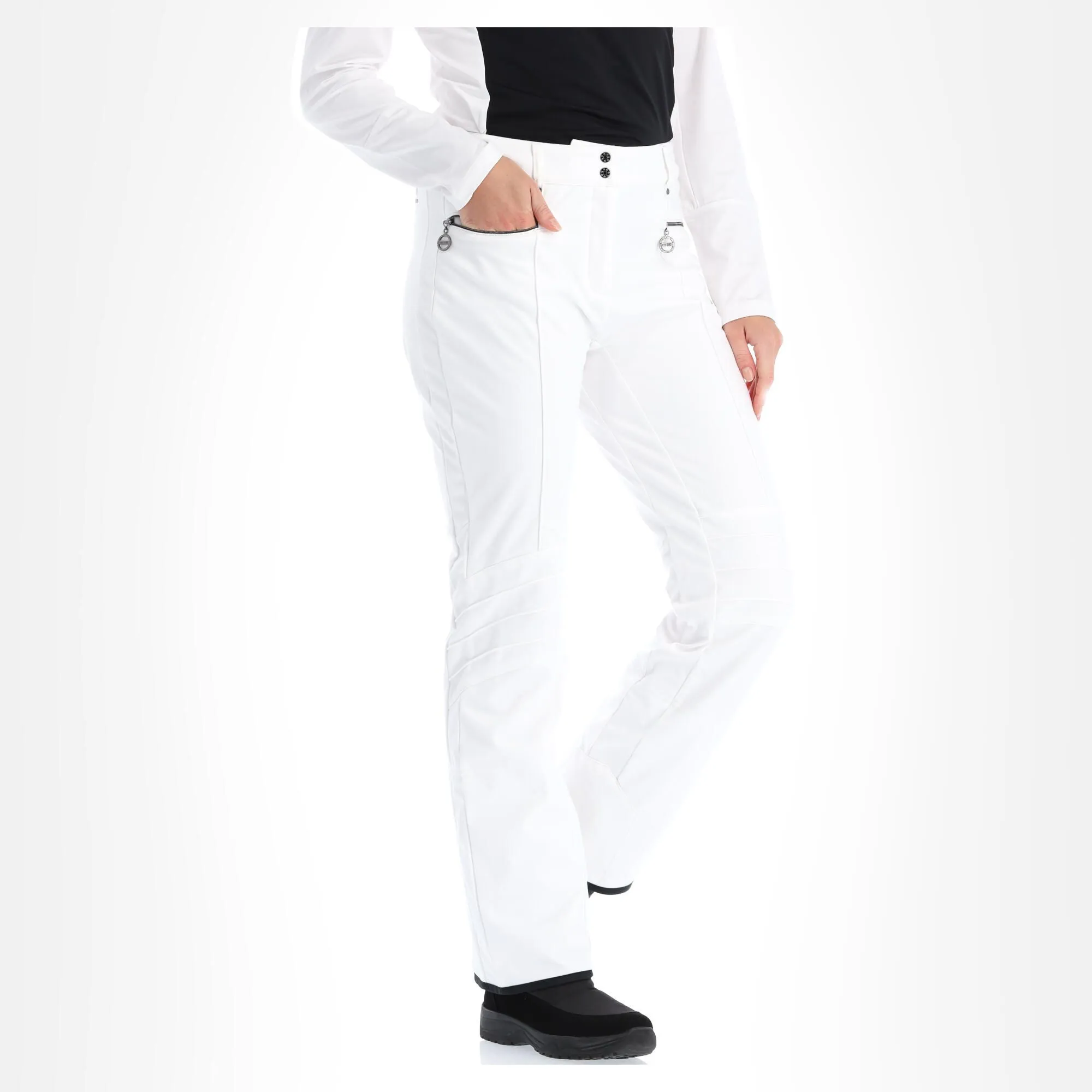 Dare2b, Inspired II Pantalon De Ski En Softshell Femmes Blanc 5 Dare2b, Inspired II Pantalon De Ski En Softshell Femmes Blanc – Image 3