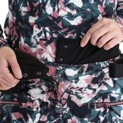 Dare2b, Liberty II Pantalon De Ski Femmes Abstract Floral Print Mesa Rose -ColourWear Soldes dare2b liberty ii ba skibroek gevoerd dames abstract floral print 22dare2166v2 BI 05