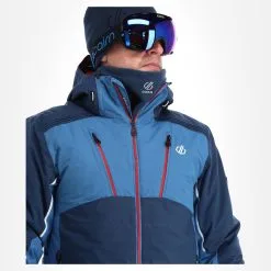 Dare2b, Pivotal II Veste De Ski Hommes Moonlight Denim Bleu -ColourWear Soldes dare2b pivotal ii aa jas gevoerd heren moonlight denim blauw 22dare2123v2 BI 06