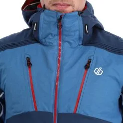 Dare2b, Pivotal II Veste De Ski Hommes Moonlight Denim Bleu -ColourWear Soldes dare2b pivotal ii aa jas gevoerd heren moonlight denim blauw 22dare2123v2 BI 07