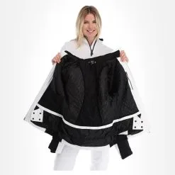 Dare2b, Prestige II Veste De Ski Femmes Monochrome Print Blanc, Noir -ColourWear Soldes dare2b prestige ii aa jas gevoerd dames monochrome print wit 22dare2157v1 BI 05