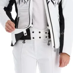 Dare2b, Prestige II Veste De Ski Femmes Monochrome Print Blanc, Noir -ColourWear Soldes dare2b prestige ii aa jas gevoerd dames monochrome print wit 22dare2157v1 BI 08