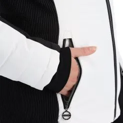 Dare2b, Prestige II Veste De Ski Femmes Monochrome Print Blanc, Noir -ColourWear Soldes dare2b prestige ii aa jas gevoerd dames monochrome print wit 22dare2157v1 BI 10