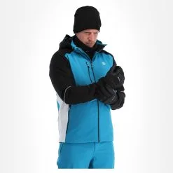 Dare2b, Remit Veste De Ski Hommes Fjord Bleu, Noir -ColourWear Soldes dare2b remit aa jas gevoerd heren fjord blauw zwart 22dare2127v2 BI 04