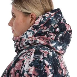 Dare2b, Verdict Veste De Ski Femmes Abstract Floral Print Mesa Rose -ColourWear Soldes dare2b verdict aa jas gevoerd dames abstract floral print mesa 22dare2151v3 BI 11