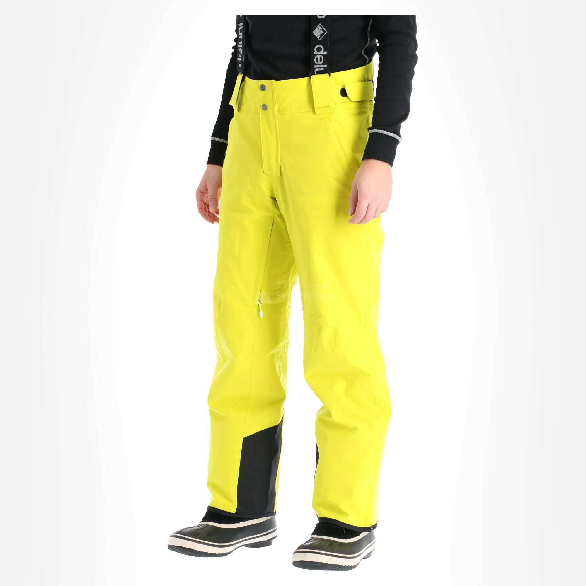 Deluni, Challenger 2 Pantalon De Ski Hommes Jaune 4 Deluni, Challenger 2 Pantalon De Ski Hommes Jaune – Image 2