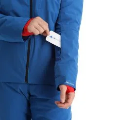 Descente, Adrien Veste De Ski Hommes Bleu -ColourWear Soldes descente adrien aa jas gevoerd heren blauw 22desce109v3 BI 08