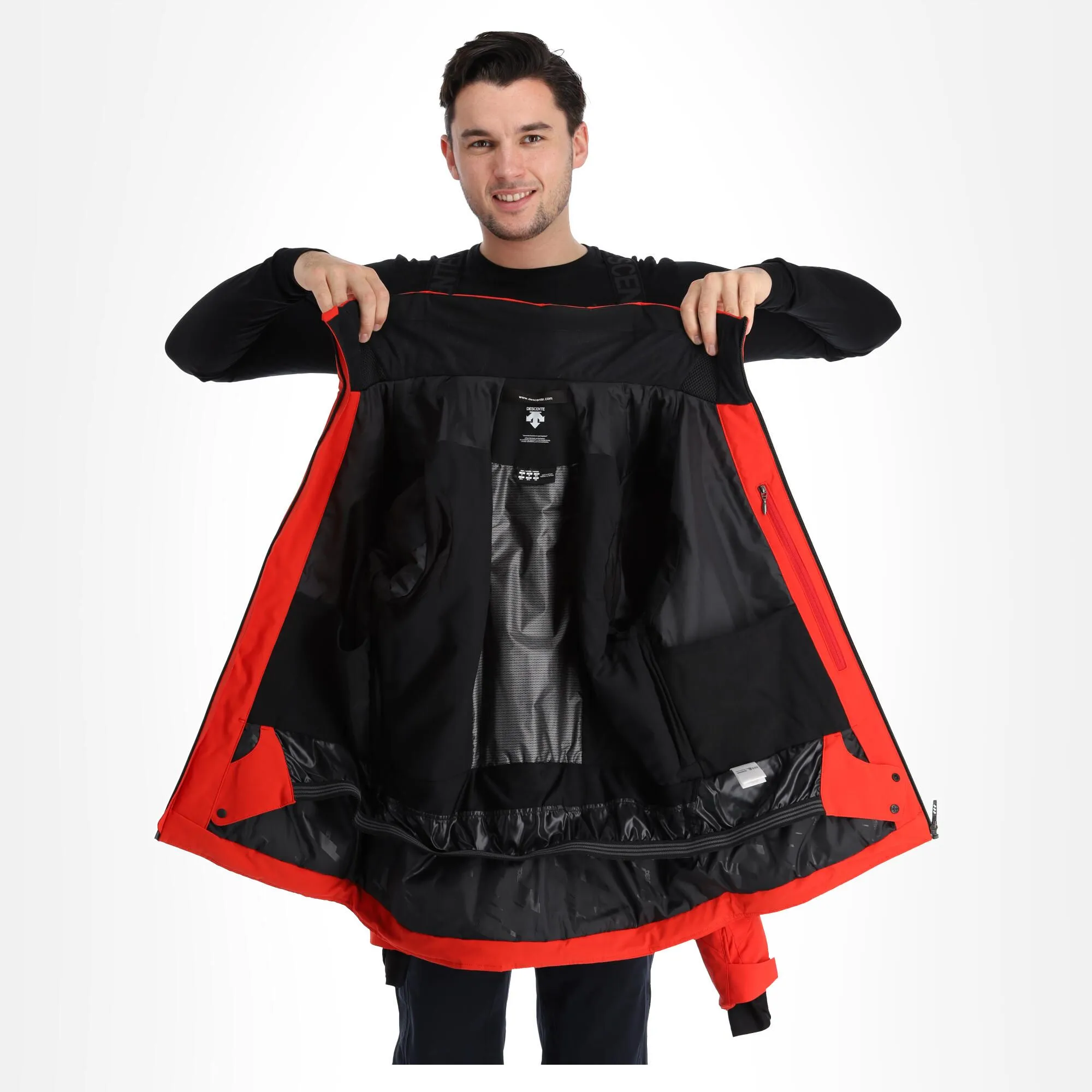 Descente, Adrien Veste De Ski Hommes Electric Rouge 7 Descente, Adrien Veste De Ski Hommes Electric Rouge – Image 5