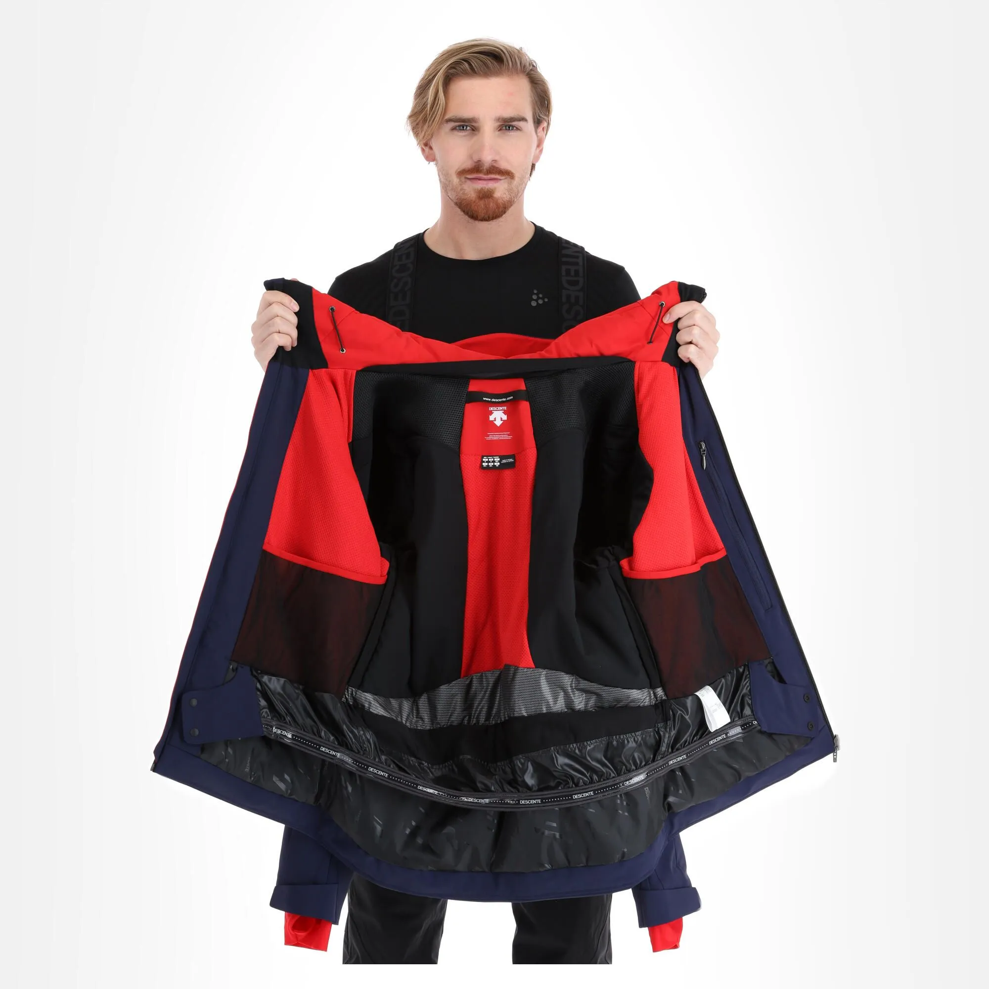 Descente, Josh Veste De Ski Hommes Dark Night Bleu 7 Descente, Josh Veste De Ski Hommes Dark Night Bleu – Image 5