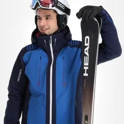 Descente, Swiss Veste De Ski Hommes Dark Night Bleu -ColourWear Soldes descente swiss aa jas gevoerd heren dark night blauw 22desce105v3 BI 05
