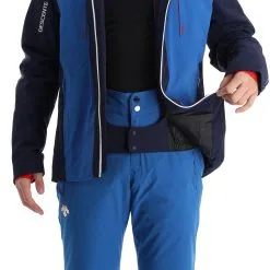 Descente, Swiss Veste De Ski Hommes Dark Night Bleu -ColourWear Soldes descente swiss aa jas gevoerd heren dark night blauw 22desce105v3 BI 09