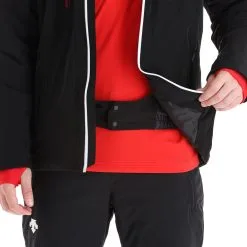 Descente, Swiss Veste De Ski Hommes Noir -ColourWear Soldes descente swiss aa jas gevoerd heren zwart 22desce105v1 BI 07