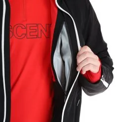 Descente, Swiss Veste De Ski Hommes Noir -ColourWear Soldes descente swiss aa jas gevoerd heren zwart 22desce105v1 BI 08