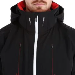 Descente, Swiss Veste De Ski Hommes Noir -ColourWear Soldes descente swiss aa jas gevoerd heren zwart 22desce105v1 BI 09