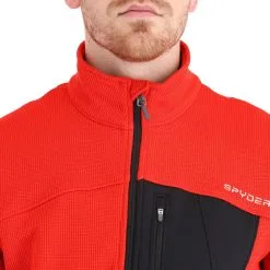 Spyder, Bandit Full Zip Gilet Hommes Volcano Rouge 14 Spyder, Bandit Full Zip Gilet Hommes Volcano Rouge -ColourWear Soldes ea11spy112a bi 06