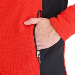 Spyder, Bandit Full Zip Gilet Hommes Volcano Rouge 17 Spyder, Bandit Full Zip Gilet Hommes Volcano Rouge -ColourWear Soldes ea11spy112a bi 09