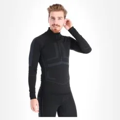 Craft, Active Intensity Zip Chemise Thermo Hommes Asphalt Noir -ColourWear Soldes fa19craw19a bi 04