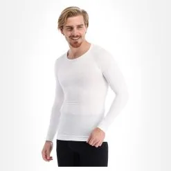 Falke, Longsleeved Shirt Tight M Chemise Thermo Hommes Blanc -ColourWear Soldes falke longsleeved shirt tight m fa thermoshirt heren wit 22falke115v3 BI 04