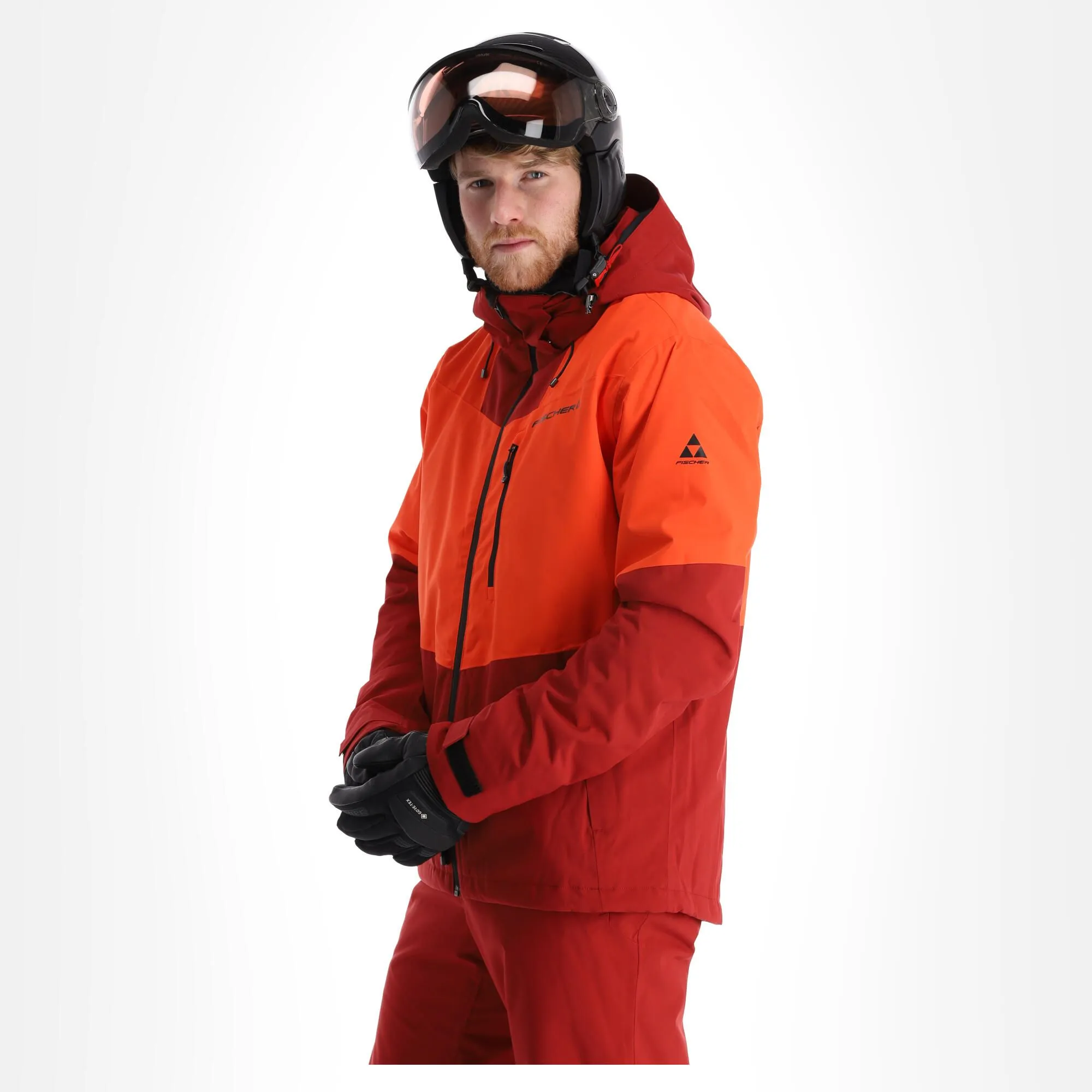 Fischer, Bansko Veste De Ski Hommes Tomato Rouge 5 Fischer, Bansko Veste De Ski Hommes Tomato Rouge – Image 3