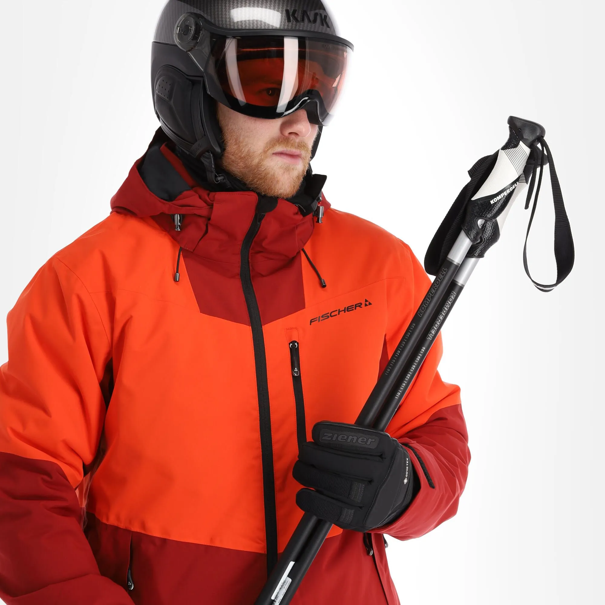 Fischer, Bansko Veste De Ski Hommes Tomato Rouge 6 Fischer, Bansko Veste De Ski Hommes Tomato Rouge – Image 4