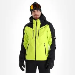 Fischer, Rc4 Veste De Ski Hommes Evening Jaune -ColourWear Soldes fischer rc4 aa jas gevoerd heren evening geel 22fisch105v2 BI 04